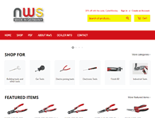 Tablet Screenshot of nws-tool.com